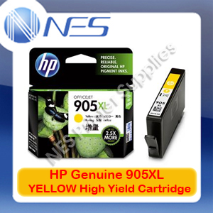 HP Genuine #905XL-Y YELLOW High Yield Ink Cartridge for Officejet 6950/6960/6970 P/N:T6M13AA